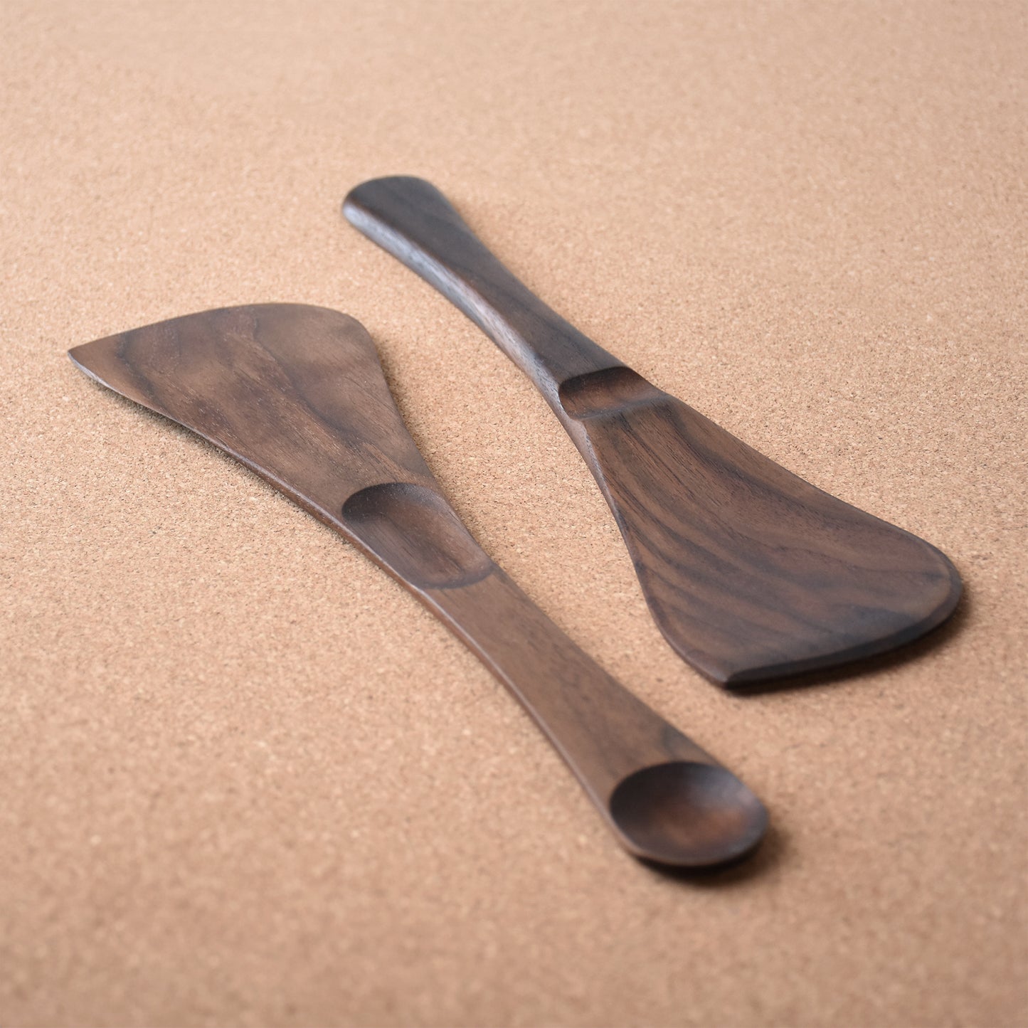 Carved Wooden Spatula - Walnut or Ash