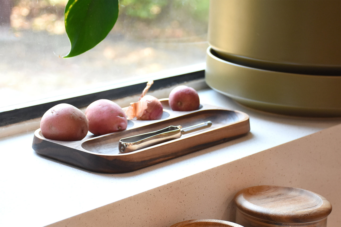 Walnut Desk Organizer (KLAUS)